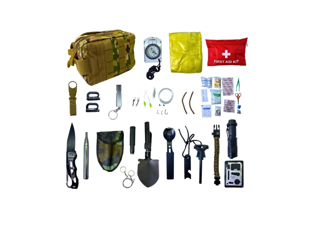 Набор для выживания с аптечкой 45в1 (P-1929)