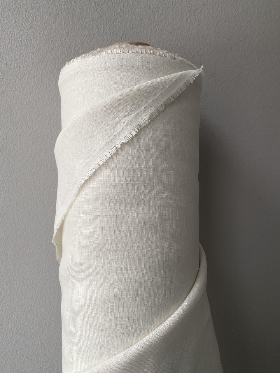 Тканина сорочково-платтєва LINEN PLUS 100% льон пом'якшена 143 см 759 Екрю - фото 4 Тканина сорочково-платтєва LINEN PLUS 100% льон пом'якшена 143 см 759 Екрю - фото 4