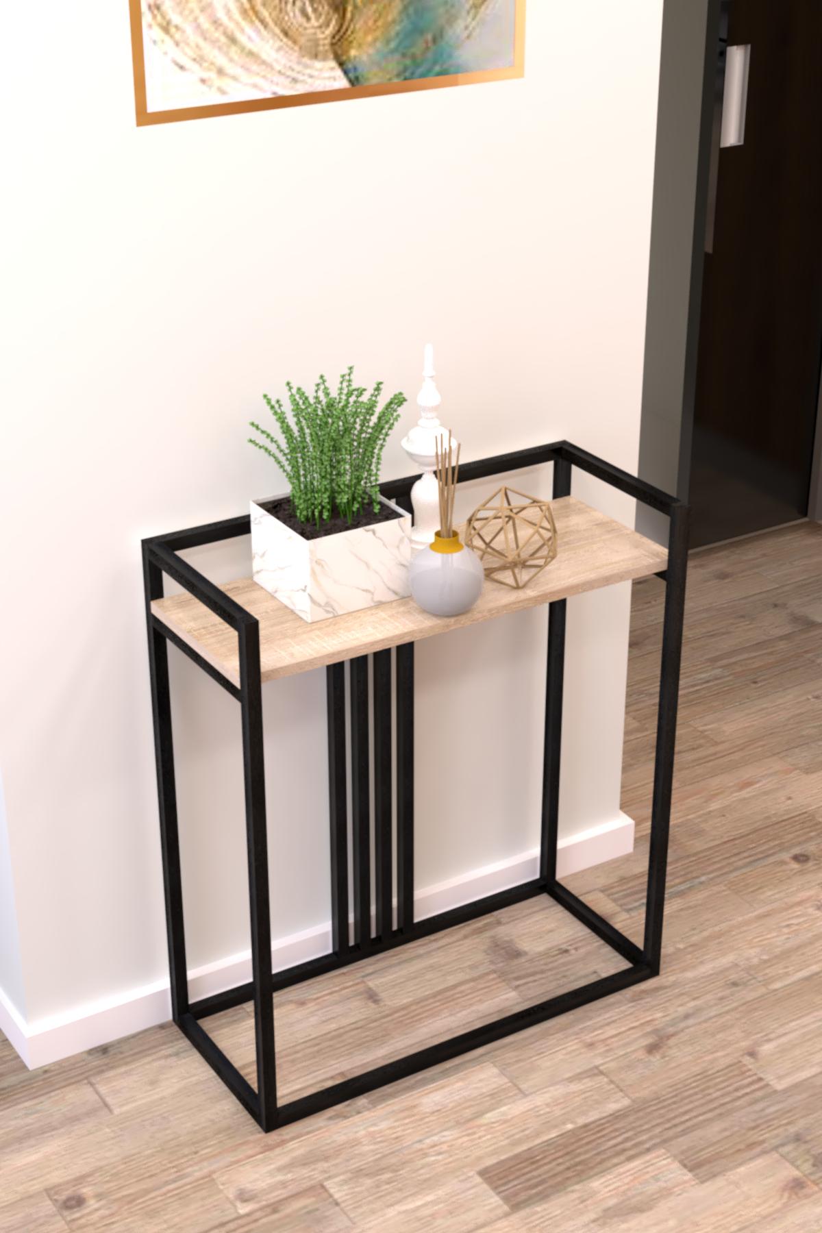 Консоль EcoLoft Эльвера DSP-1283-6 в стиле лофт Дуб Сонома (29879372) - фото 2