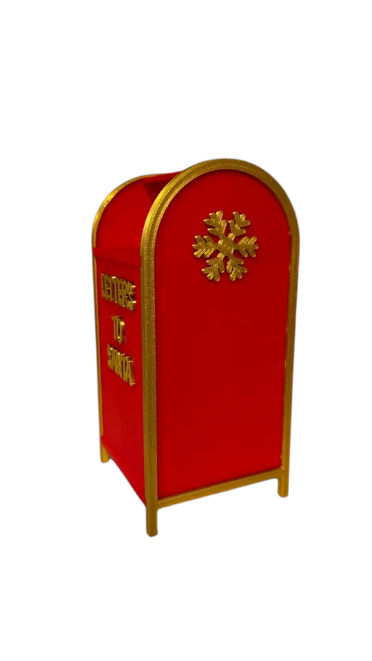 Новогодний функциональный почтовый ящик Santa Mailbox with Functional Door 3D-печать
