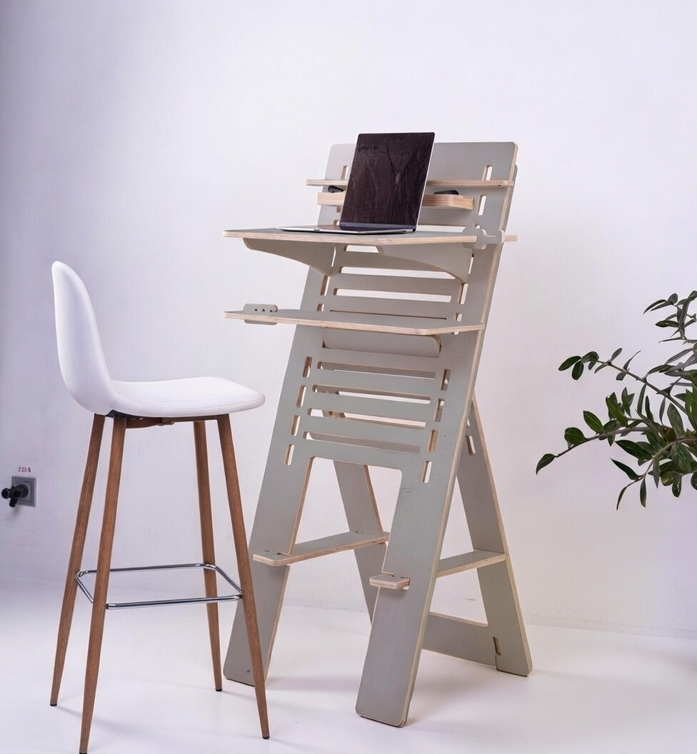 Стіл комп'ютерний трансформер ТО-1 Сірий