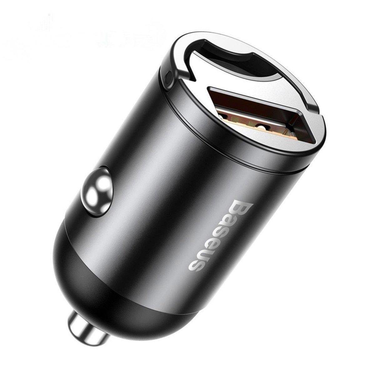 Автомобільний зарядний пристрій Baseus Tiny Star Mini Quick Charge Car Charger USB Port 30W сірий