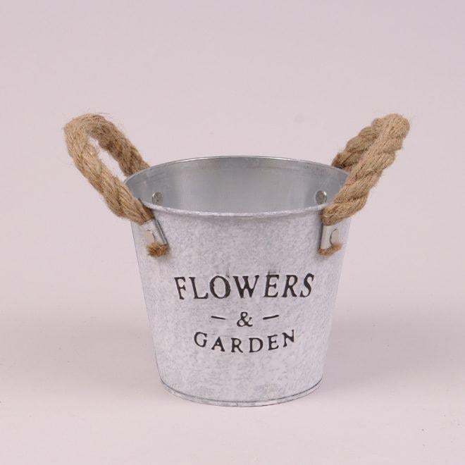 Кашпо металлическое Flora Flowers & Garden 38776 (DR013509)