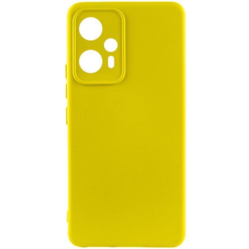 Противоударный чехол Silicone Cover Lakshmi Full Camera (A) для Xiaomi Poco F5 / Note 12 Turbo  ЖЕЛТЫЙ / YELLOW