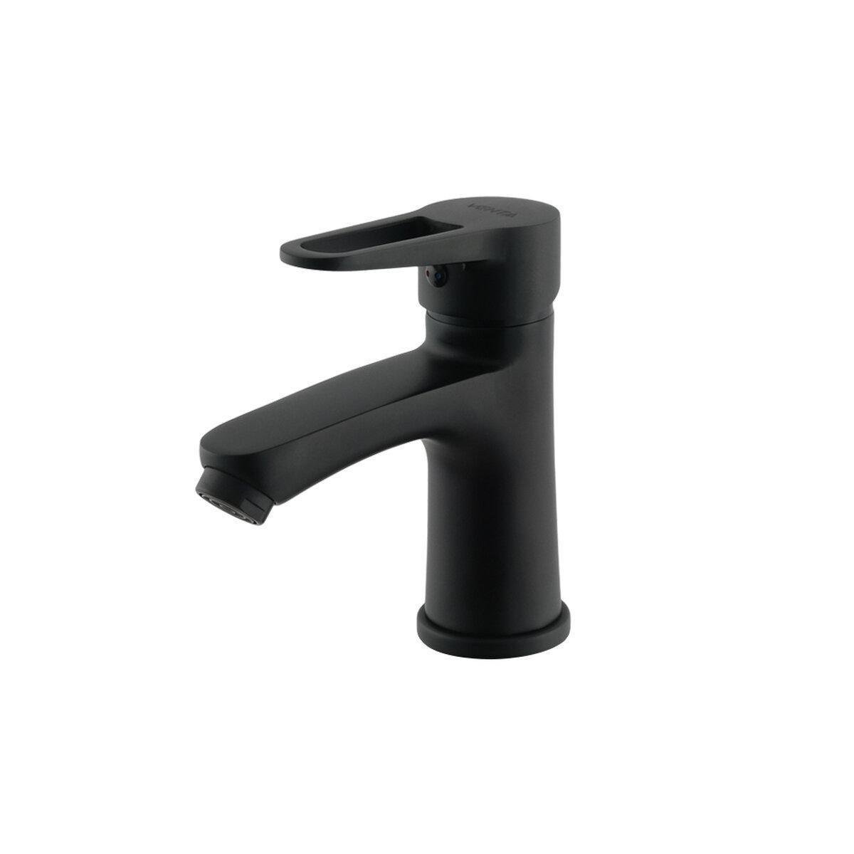 Смеситель для умывальника Venta VN115MB однорычажный Черный (SW-95873)