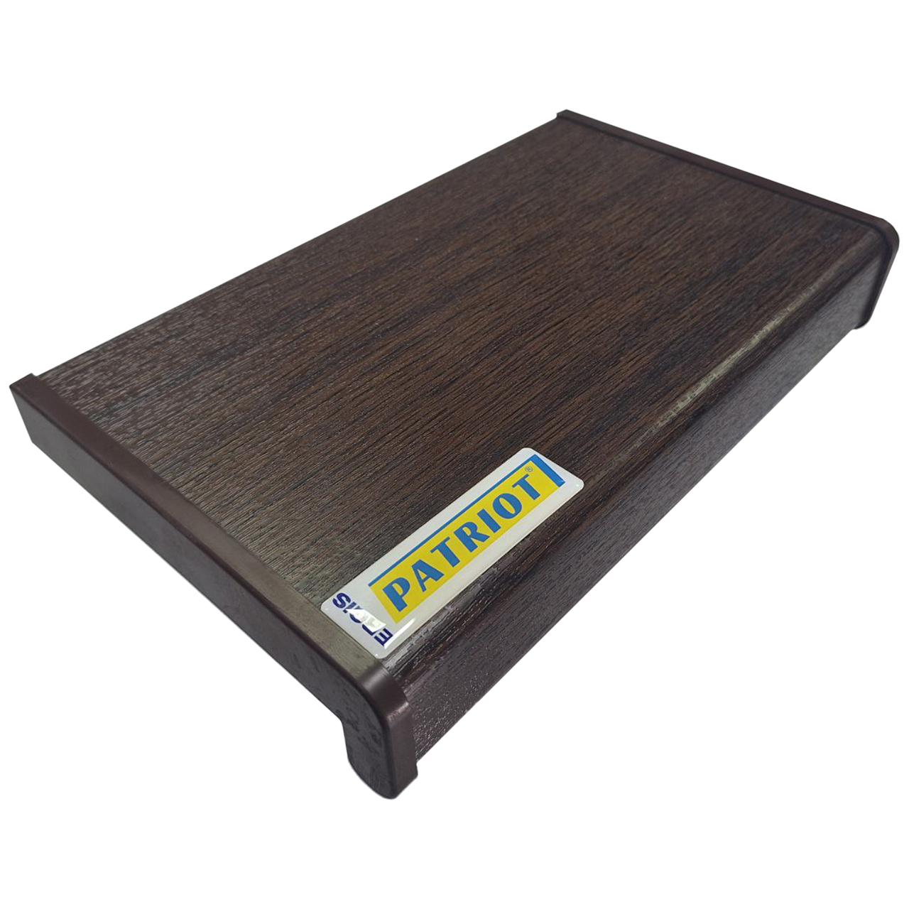 Подоконник Patriot ПВХ 100 мм Темный Дуб Подоконник Patriot ПВХ 100 мм Темный Дуб