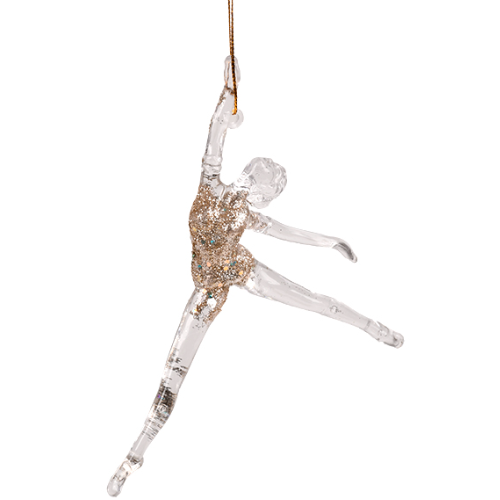Подвеска новогодняя балерина Stenson 16 см Gold (R96281) Подвеска новогодняя балерина Stenson 16 см Gold (R96281)