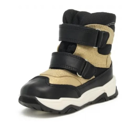 Ботинки детские BRTKtex WATERPROOF 1382-BA0L р. 23 Черно-золотой (23620-18395) - фото 3