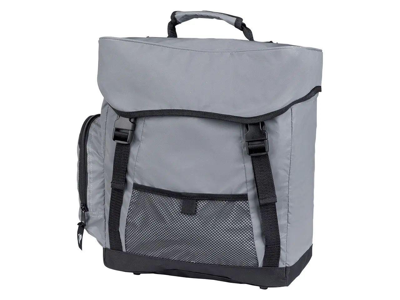 Велосумка з дощовиком Crivit Pannier Bag Set 17 л Сірий (IAN278518)
