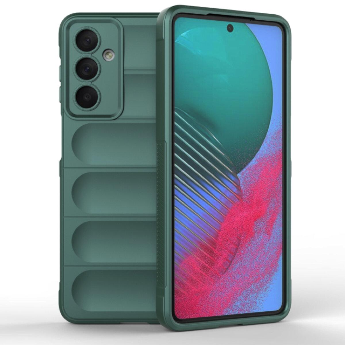 Противоударный чехол для Samsung Galaxy M54 5G Cosmic Magic Shield / Dark Green