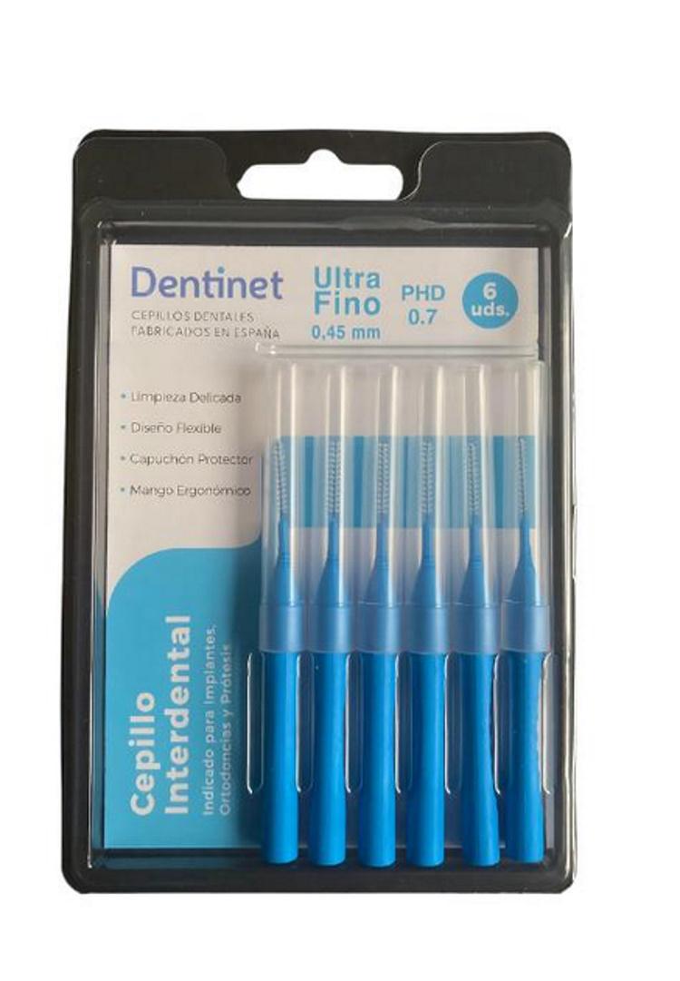 Набор межзубных ершей Dentinet Nano 0,45 мм/d 0.7 мм 6 шт. - фото 5