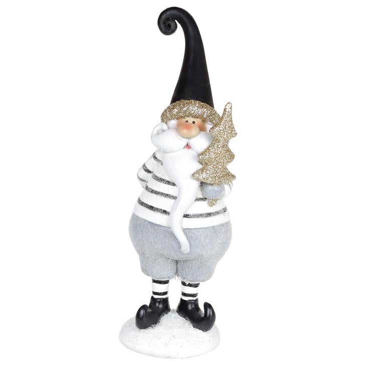 Декоративная статуэтка BonaDi Санта с елкой (823-042)