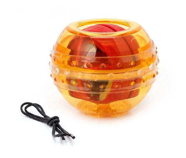Кистьовий тренажер м'яч Gyroscope Ball Жовтий