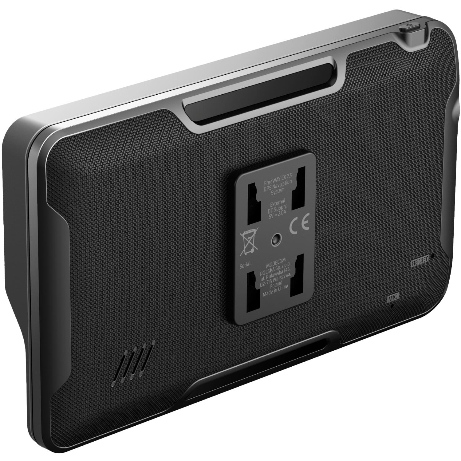 GPS-навігатор Modecom Device FreeWAY CX 7.3 TFT 16 GB 7" MapFactor EU Black (NAV-FREEWAYCX73-MF-EU) - фото 7