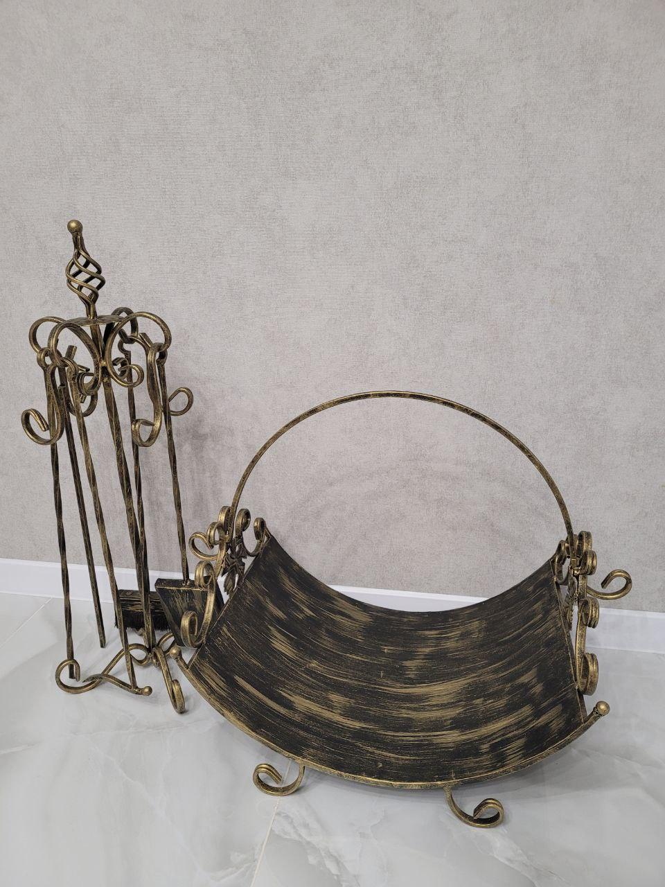 Комплект до каміну Золотий (29614537) - фото 2 Комплект до каміну Золотий (29614537) - фото 2