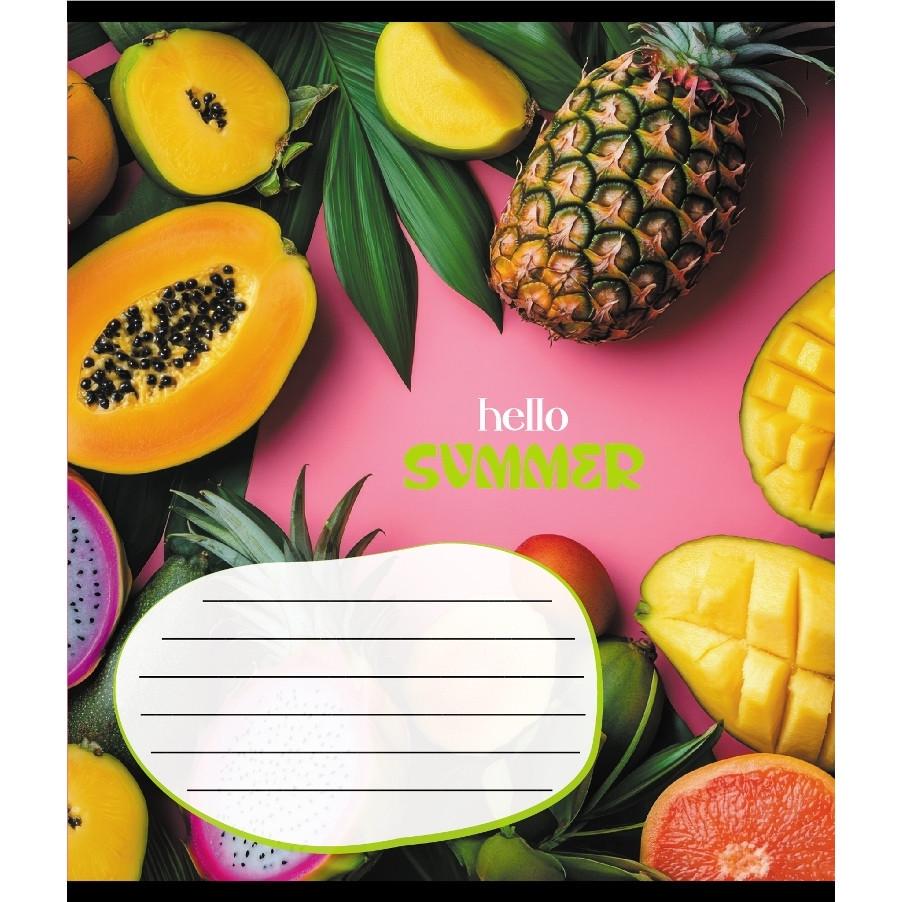 Зошит учнівський Leader Фруктовий сет 018-530414K-1 в клітинку 18 арк. (RLT55237)