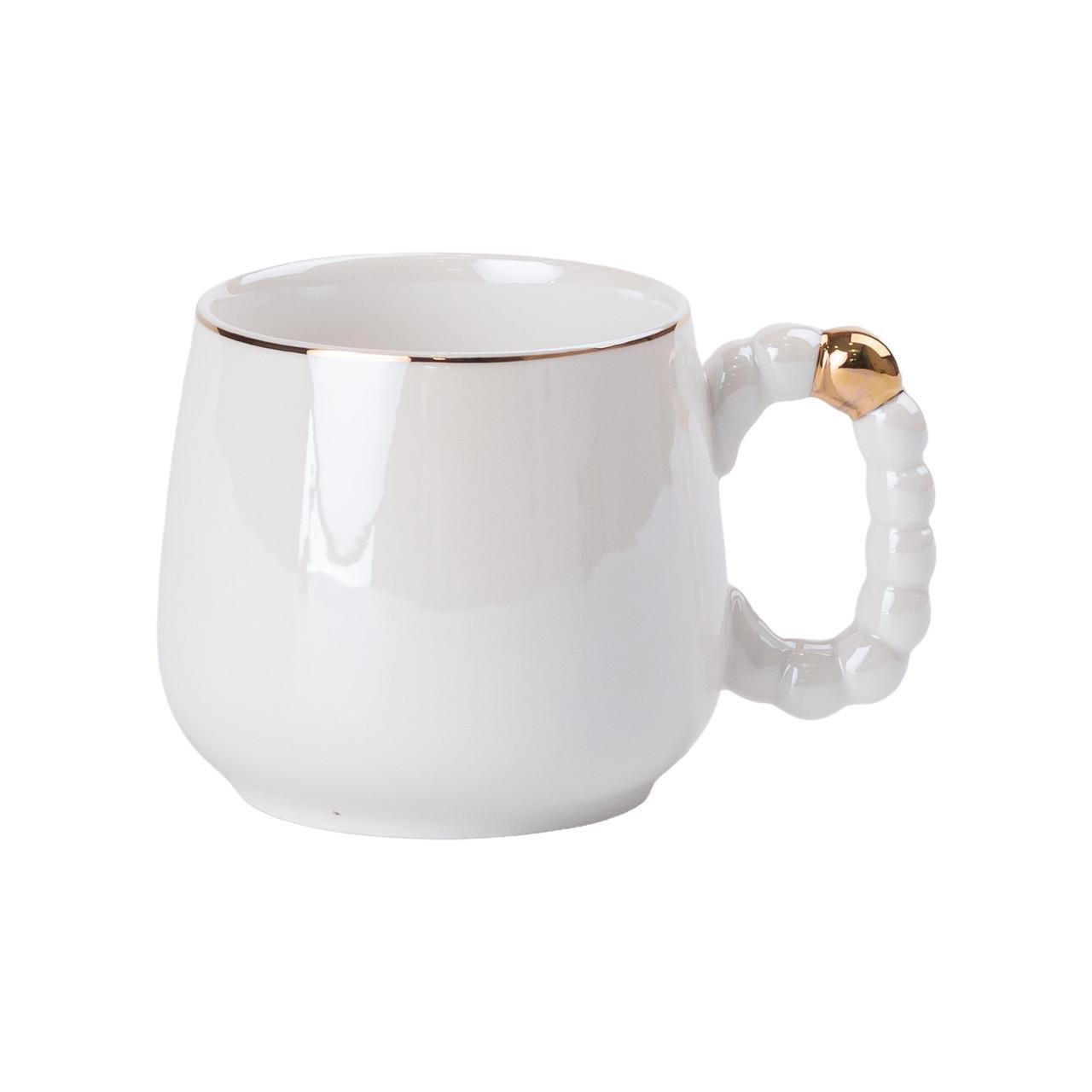 Чайный набор на 6 персон с заварочным чайником и керамической подставкой Белый - фото 3