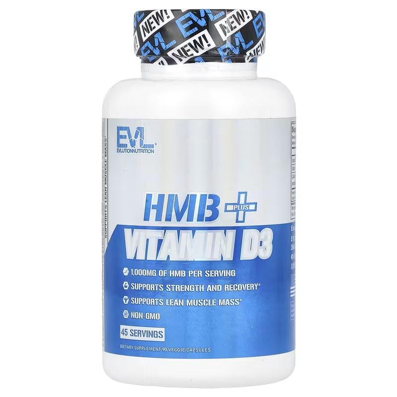 Витамины HMB Evlution Nutrition HMB Vitamin D3 90 капсул