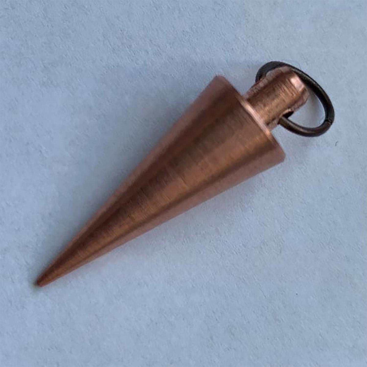 Маятник биолокационный медный на шнурке (87259)