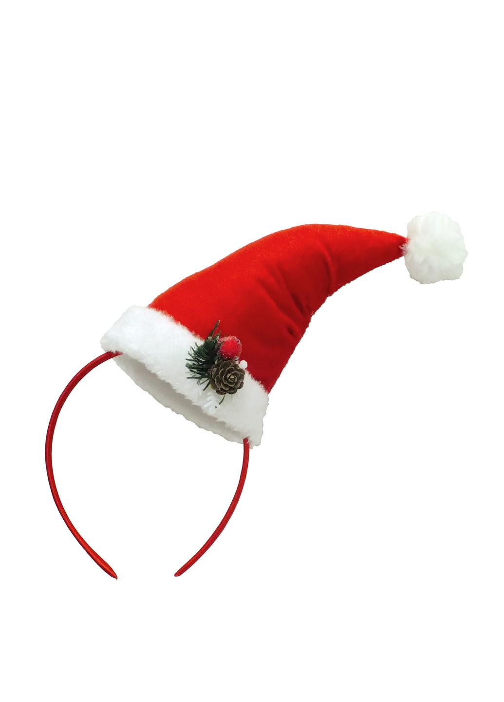 Колпак Санта Клаус с шишками (16-923)