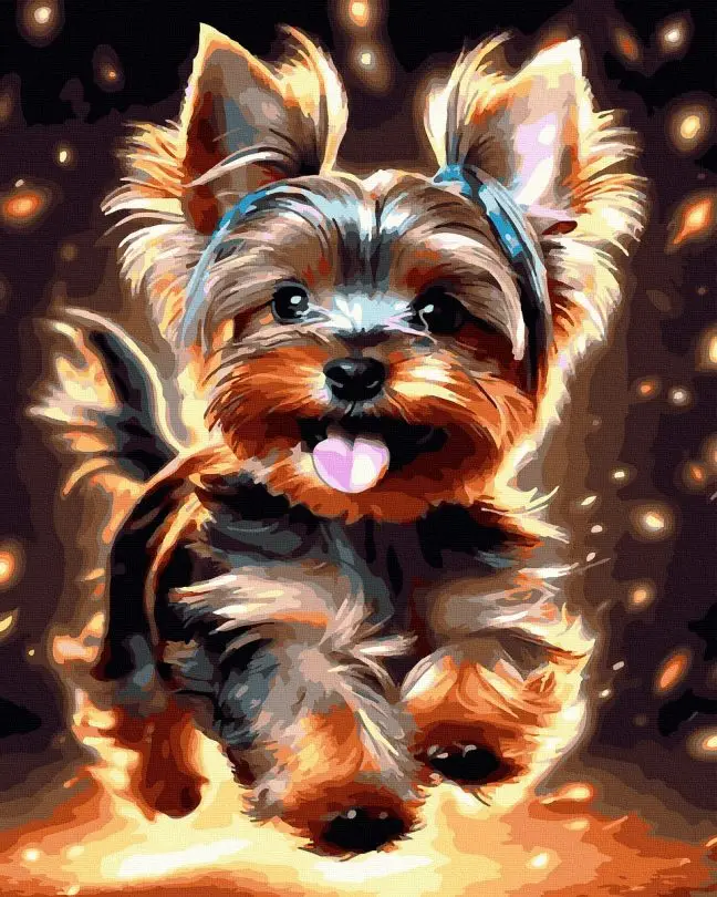 Картина по номерам Brushme Золотой йорк 40x50 см (BJX1148)