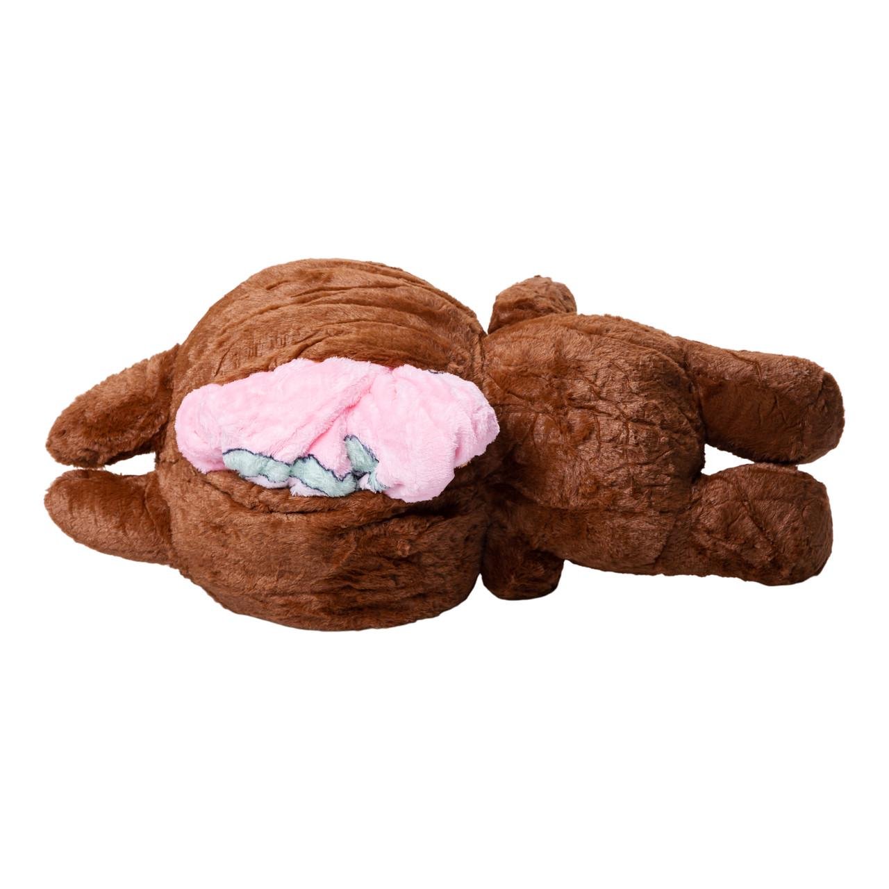 М'яка дитяча іграшка Colorful Home Лабубу з пледом 54 см плюшева Коричневий (LAB3BR) - фото 3