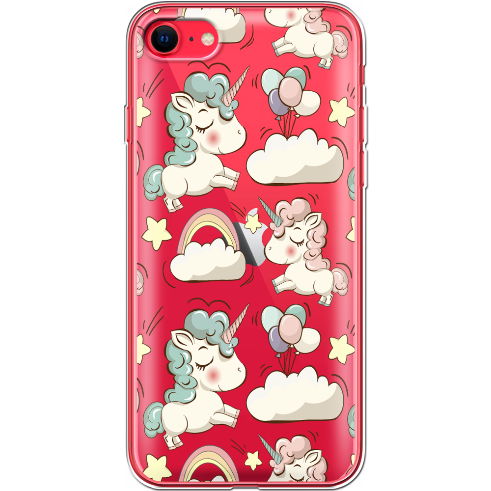 Чехол BoxFace Apple iPhone 7/8 SE  2020 Unicorns Прозрачный силикон (26205-cc2-26205)