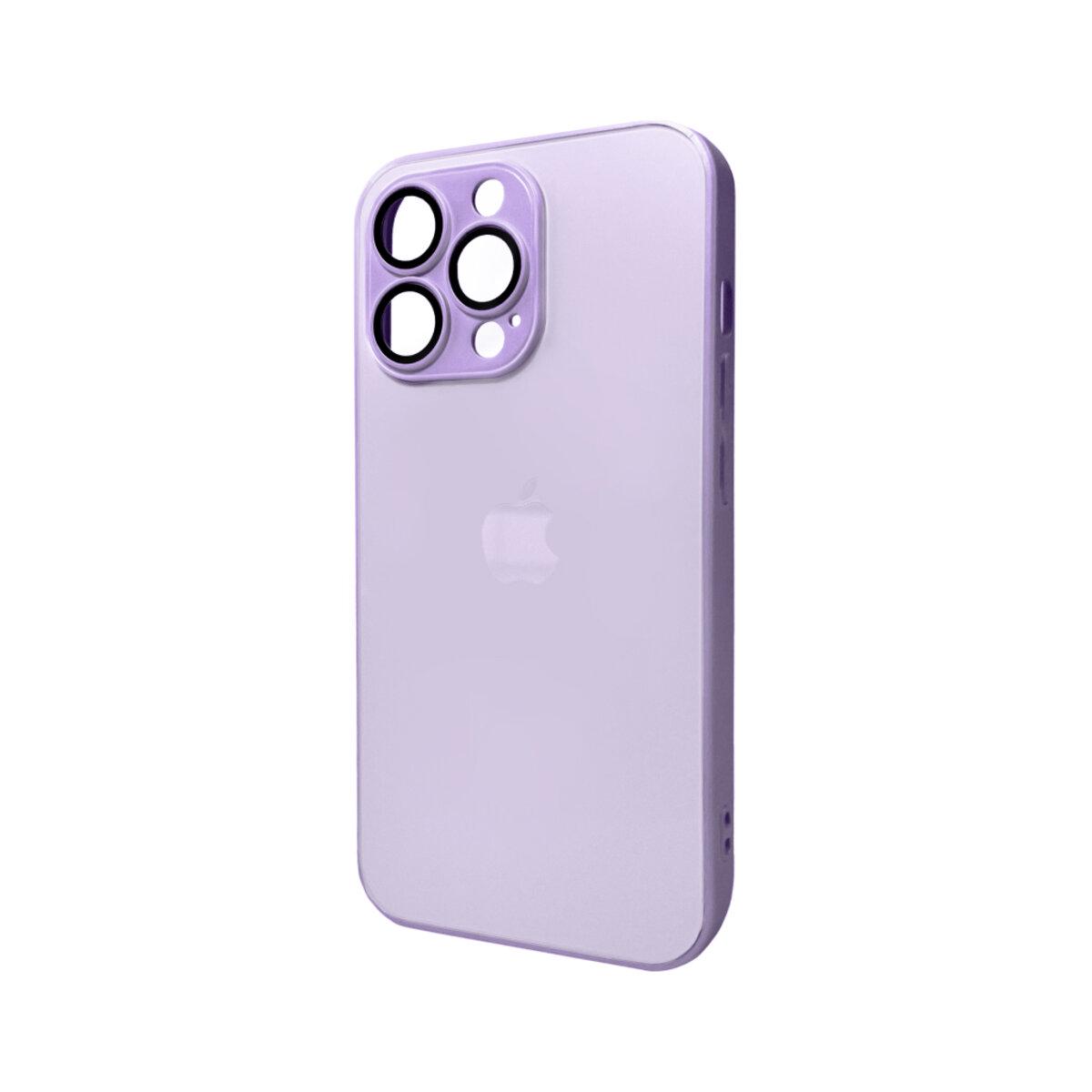 Протиударний чохол для Apple iPhone 12 Pro AG Glass Matt Frame Color / Light Purple