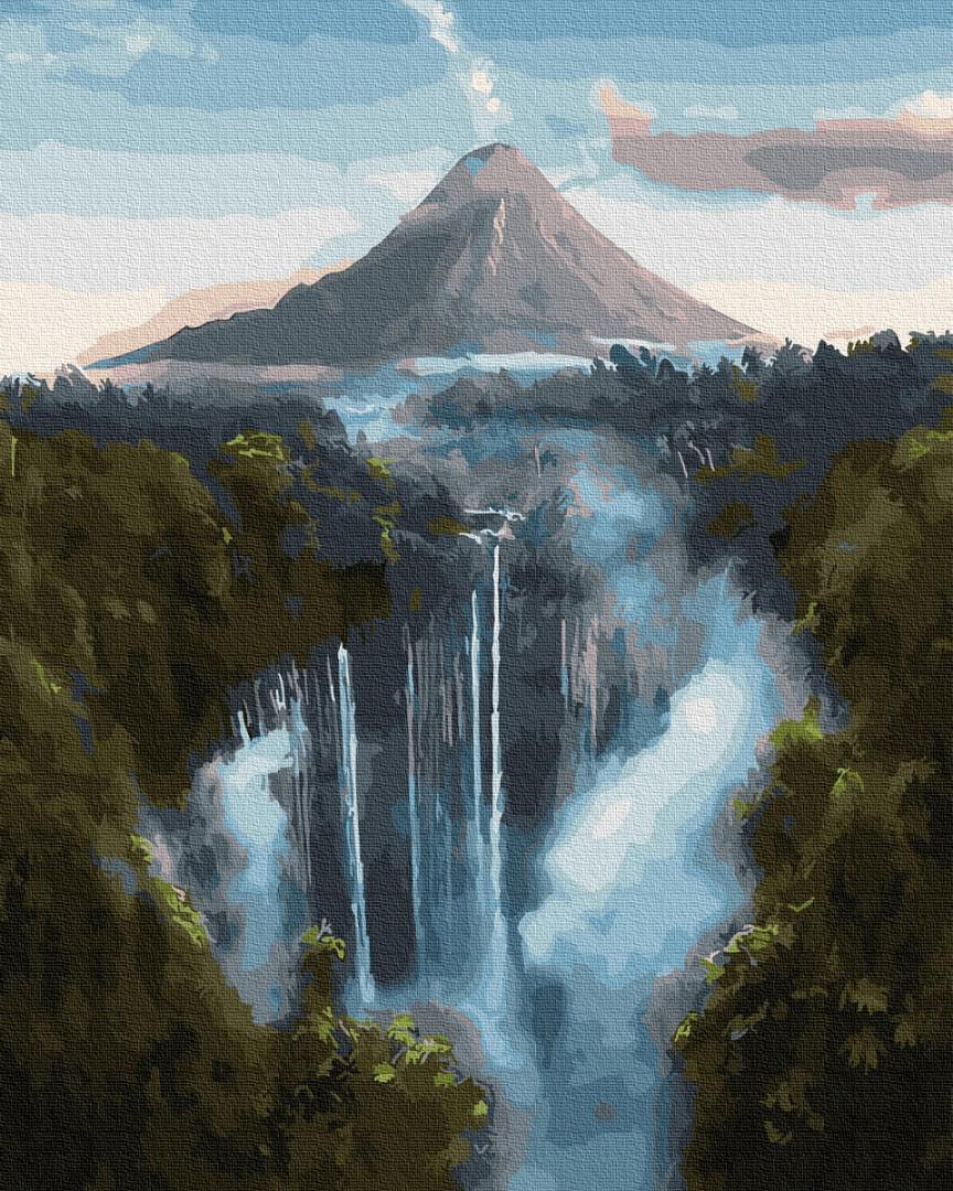 Картина по номерам Brushme Водопад у гор 40х50 см (GX31413)