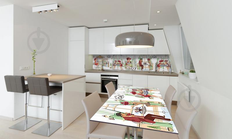 Наклейка виниловая на стол Zatarga «Дамы в шляпах Париж рисованный» 650х1200 мм Z180384/1st Наклейка виниловая на стол Zatarga «Дамы в шляпах Париж рисованный» 650х1200 мм Z180384/1st