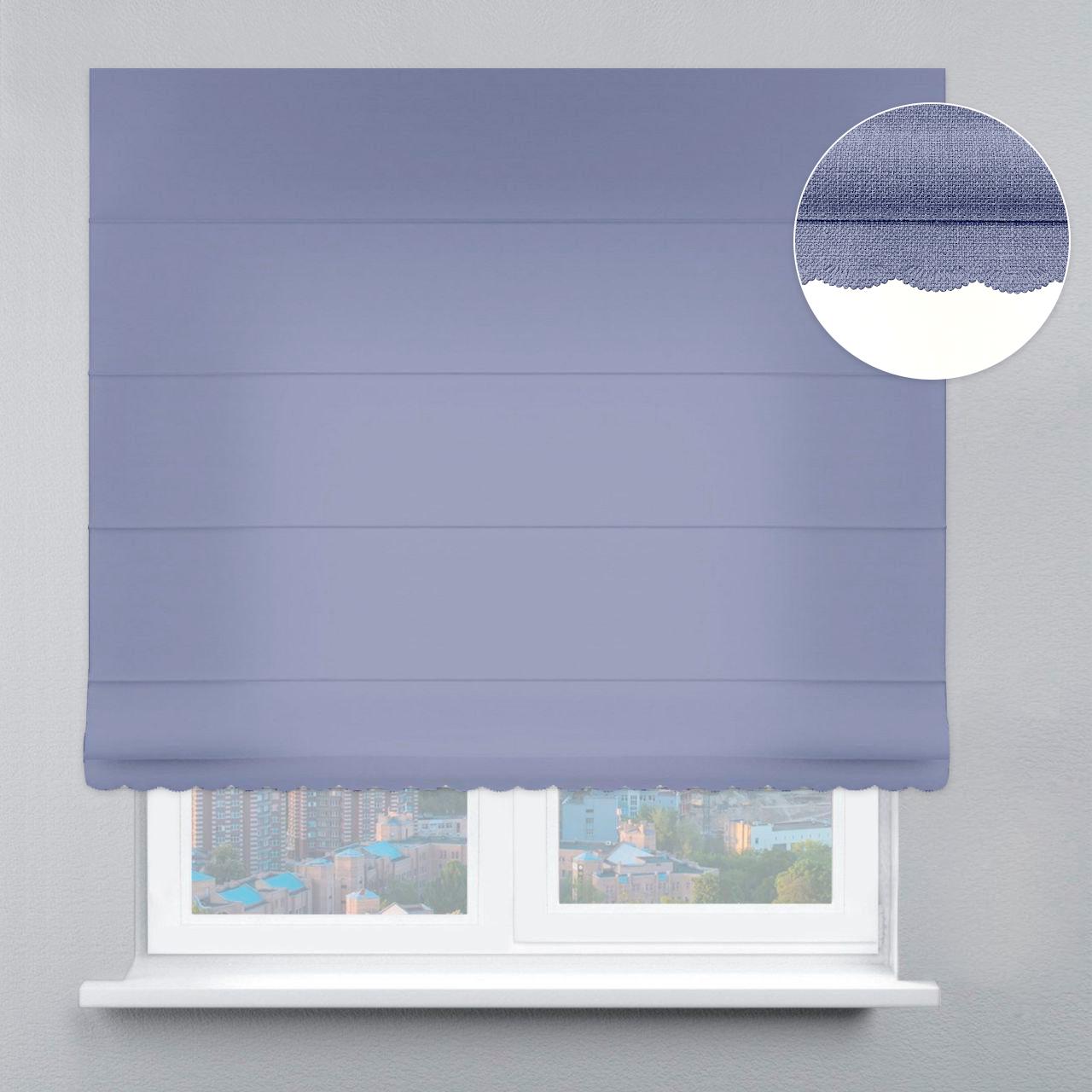 Римская штора велюр с ажуром 170х170 см Лавандовый (12449001)