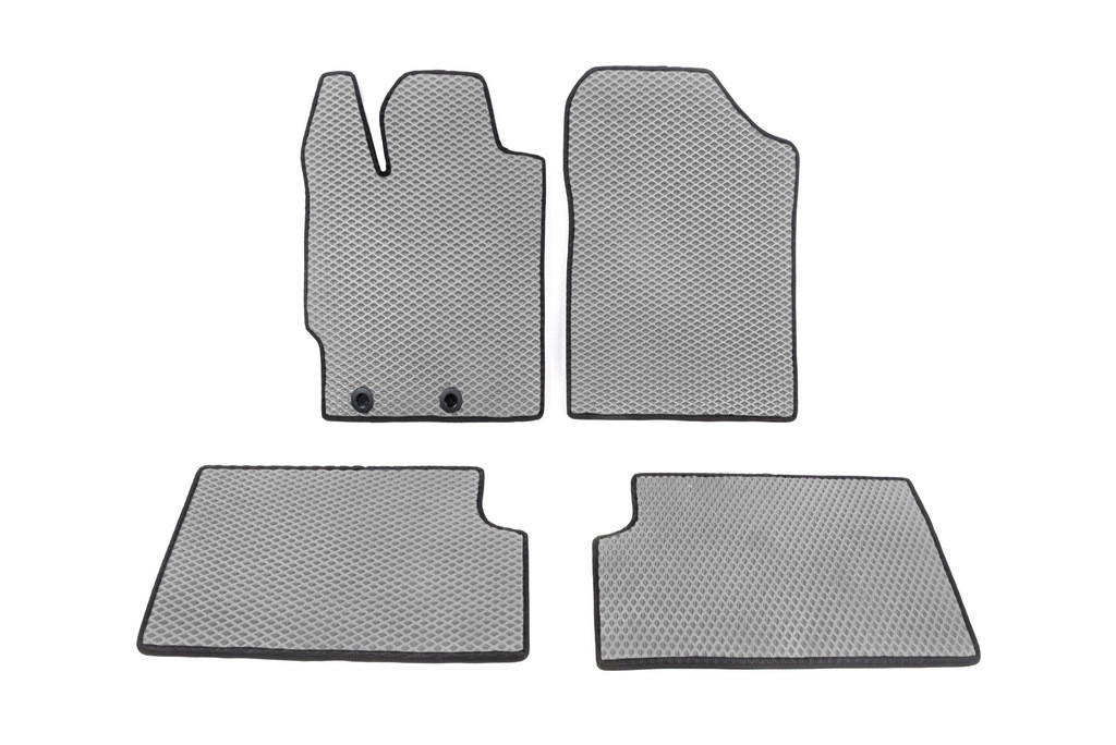 Автоковрики Digital Designs для Toyota Yaris NHP13/NSP13/NCP13/KSP13/NLP13 2010-г. 4 шт. Серый (2050023717)