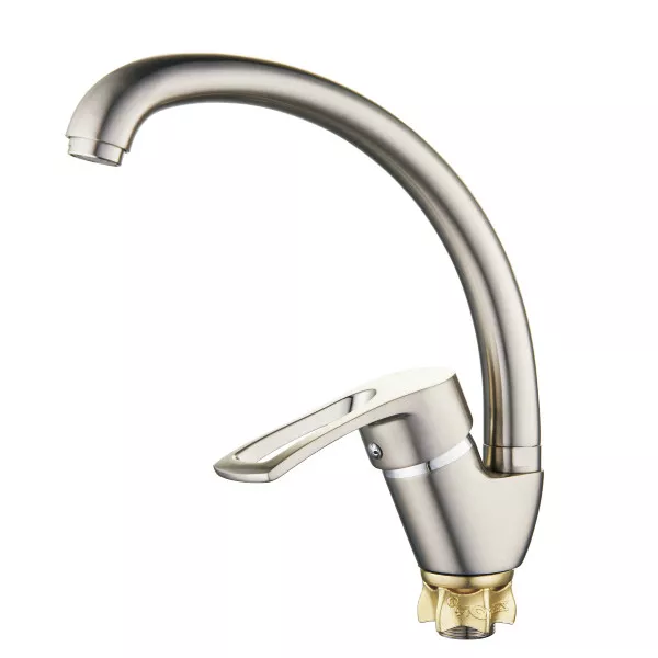 Змішувач для кухні Wezer YUB4-181 нержавіюча сталь Satin (SQ-1036626) - фото 3 Змішувач для кухні Wezer YUB4-181 нержавіюча сталь Satin (SQ-1036626) - фото 3