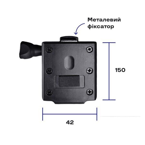 Крепление на шлем для экшна камеры GoPro NVG Mount Black (cam-mount-blk) - фото 3