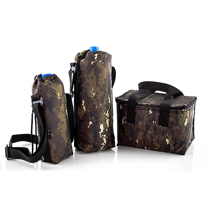 Ланч бэг Light House 5,5 л с чехлами для бутылок 2 шт Хаки