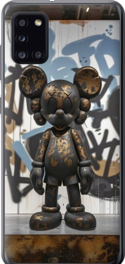 Чехол на Samsung Galaxy A31 A315F Bronze kaws v2 (6098t-1908-42517)