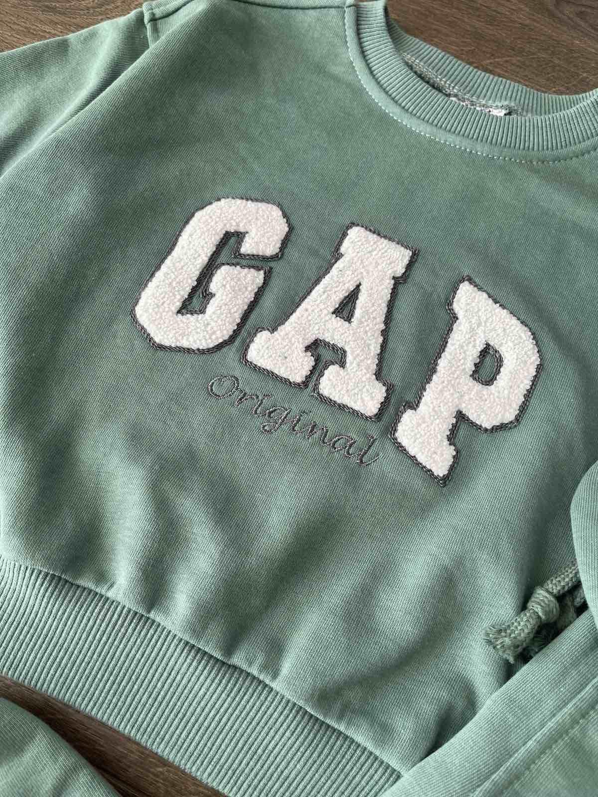 Костюм детский GAP свитшот/джогеры на 6-7 лет 119 см Зеленый (24879182) - фото 4