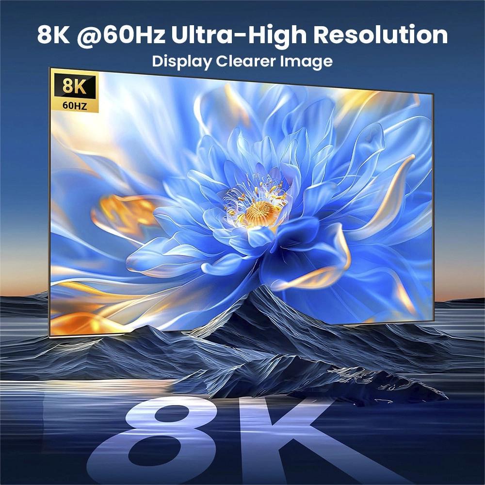 Розгалужувач HDMI Ugreen 4 входи 4K 60Hz з адаптером живлення (45765) - фото 4