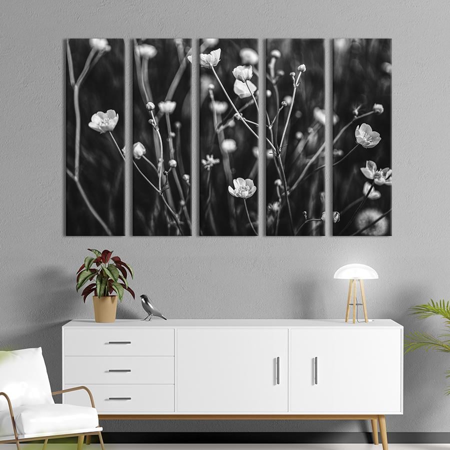 Картина на холсте Красивые лютики 155x95 см (920-51)