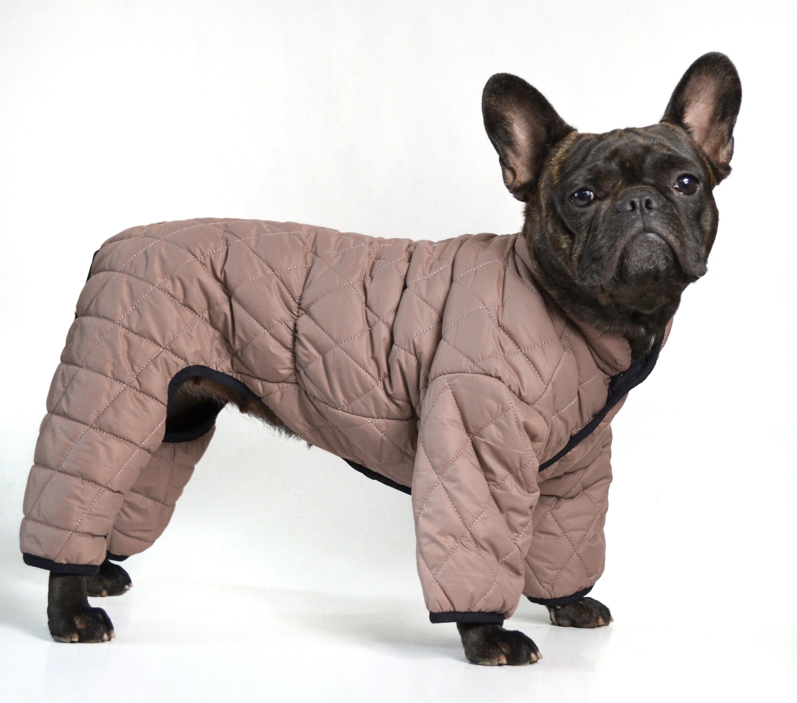 Комбинезон для собак двухсторонний AS-3 стеганный р. 4 Мокко (72161674)