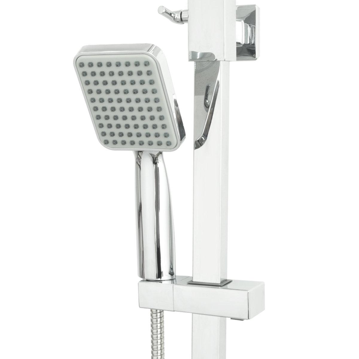 Душевая система тропический душ Venta VT645DC однорычажная в ванну цинковый сплав врезная Хром - фото 3