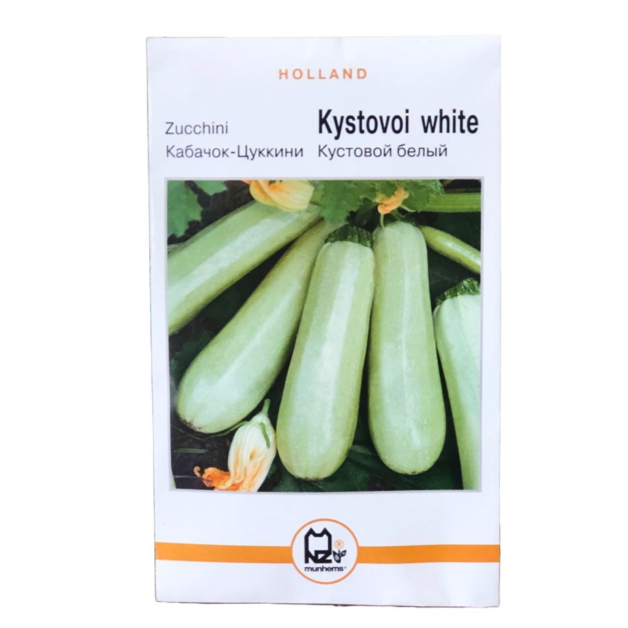 Насіння кабачка Кущовий білий F1 ранньостиглий 10 г (31741)