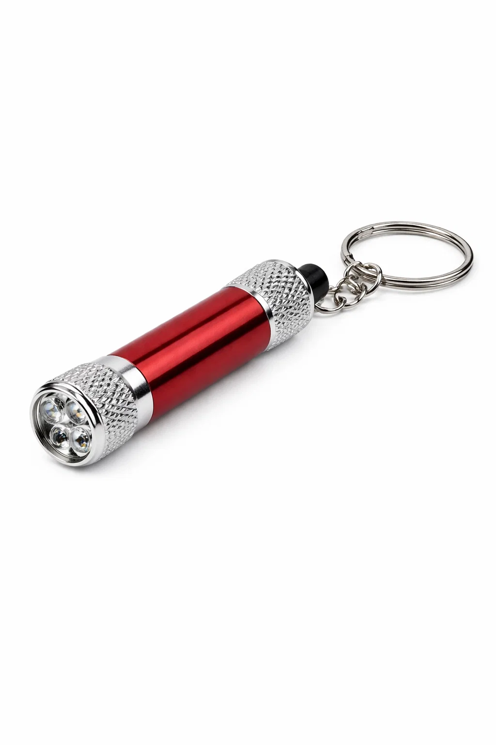 Брелок-фонарик 3LED на ключе с батарейками Красный (31443103)