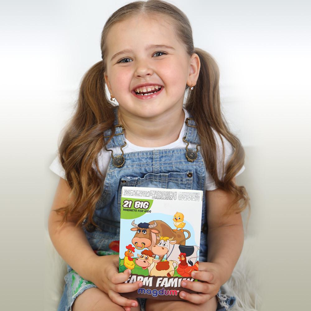 Набір магнитів Magdum Ферма Сімейки 21 шт. (ML4031-21 EN) - фото 7 Набір магнитів Magdum Ферма Сімейки 21 шт. (ML4031-21 EN) - фото 7