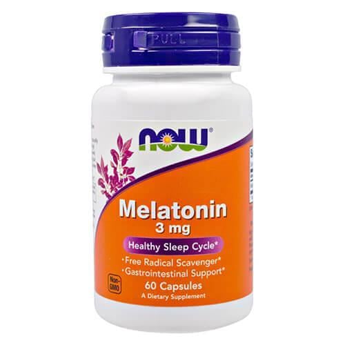 Мелатонин NOW Melatonin 3 мг 60 caps (NOW-03255)