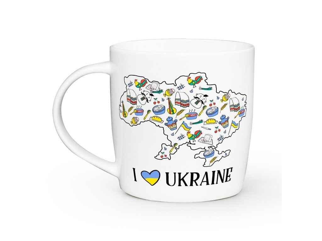 Чашка Kvarta I love Ukraine 360 мл (1943)