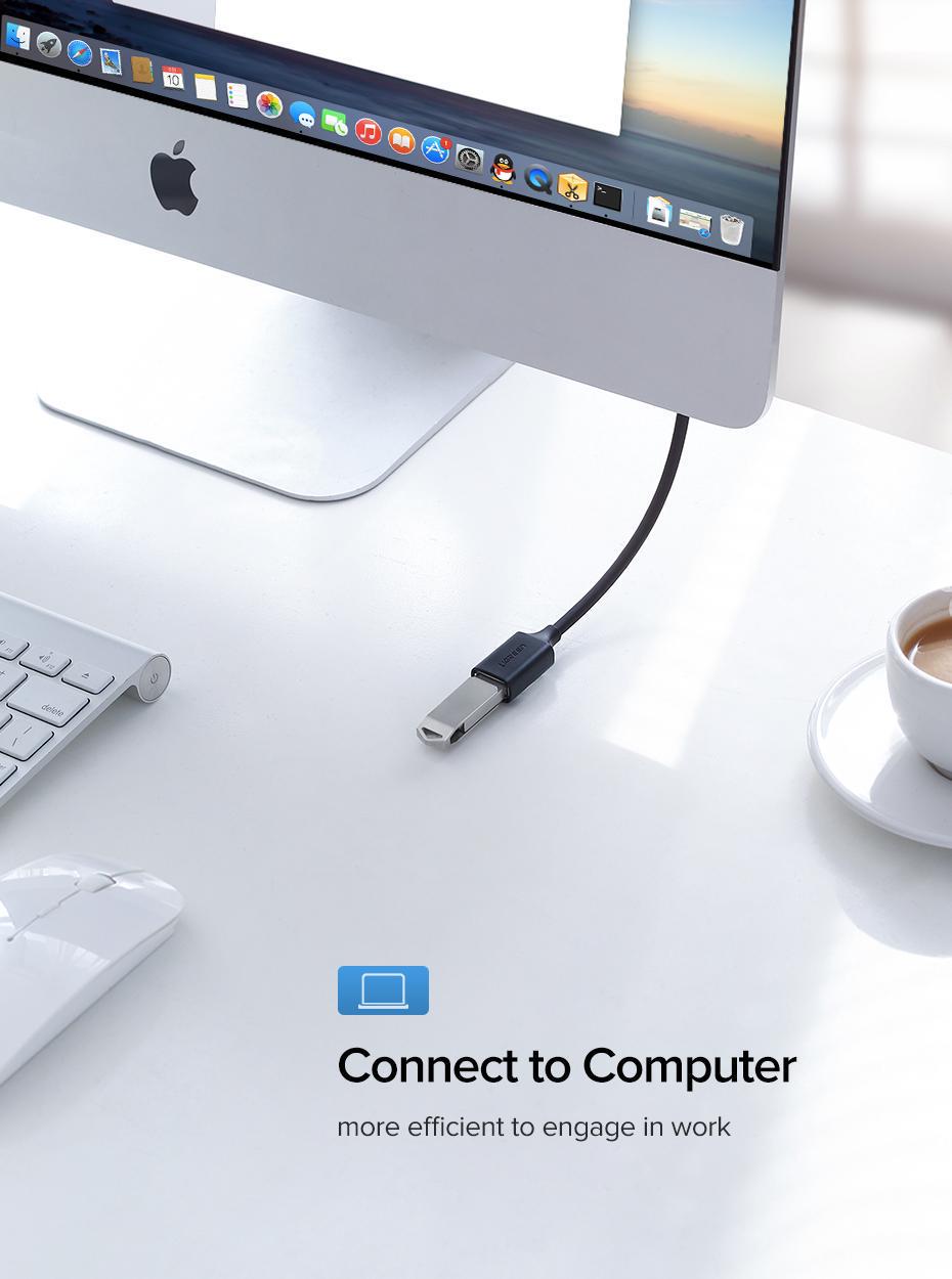 Кабель UGREEN USB 2.0 480 Мбит/с USB-A папа на USB-A мама 1 м Черный (10314) - фото 4 Кабель UGREEN USB 2.0 480 Мбит/с USB-A папа на USB-A мама 1 м Черный (10314) - фото 4