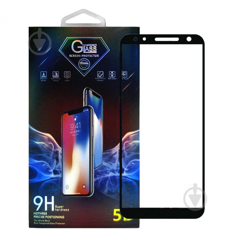 Защитное стекло Premium Glass 5D Full Glue для LG K40 / K12+ Black (arbc6223)