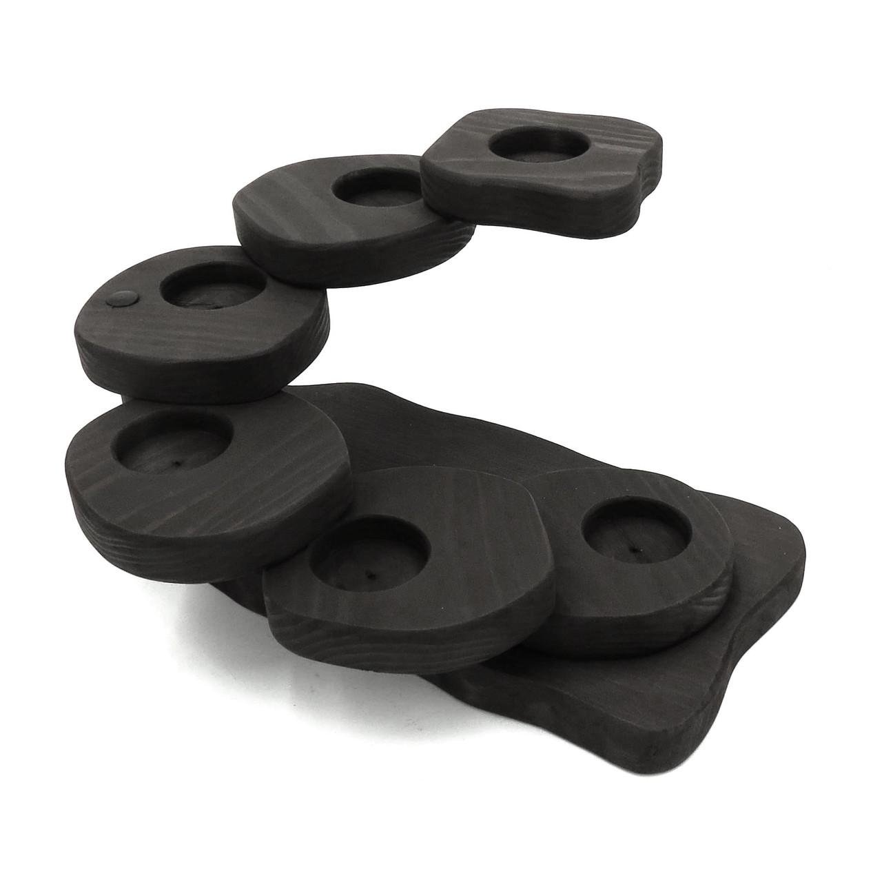 Підставка для чарок з дерева Паскаль 5 Венге (НБС-083012)