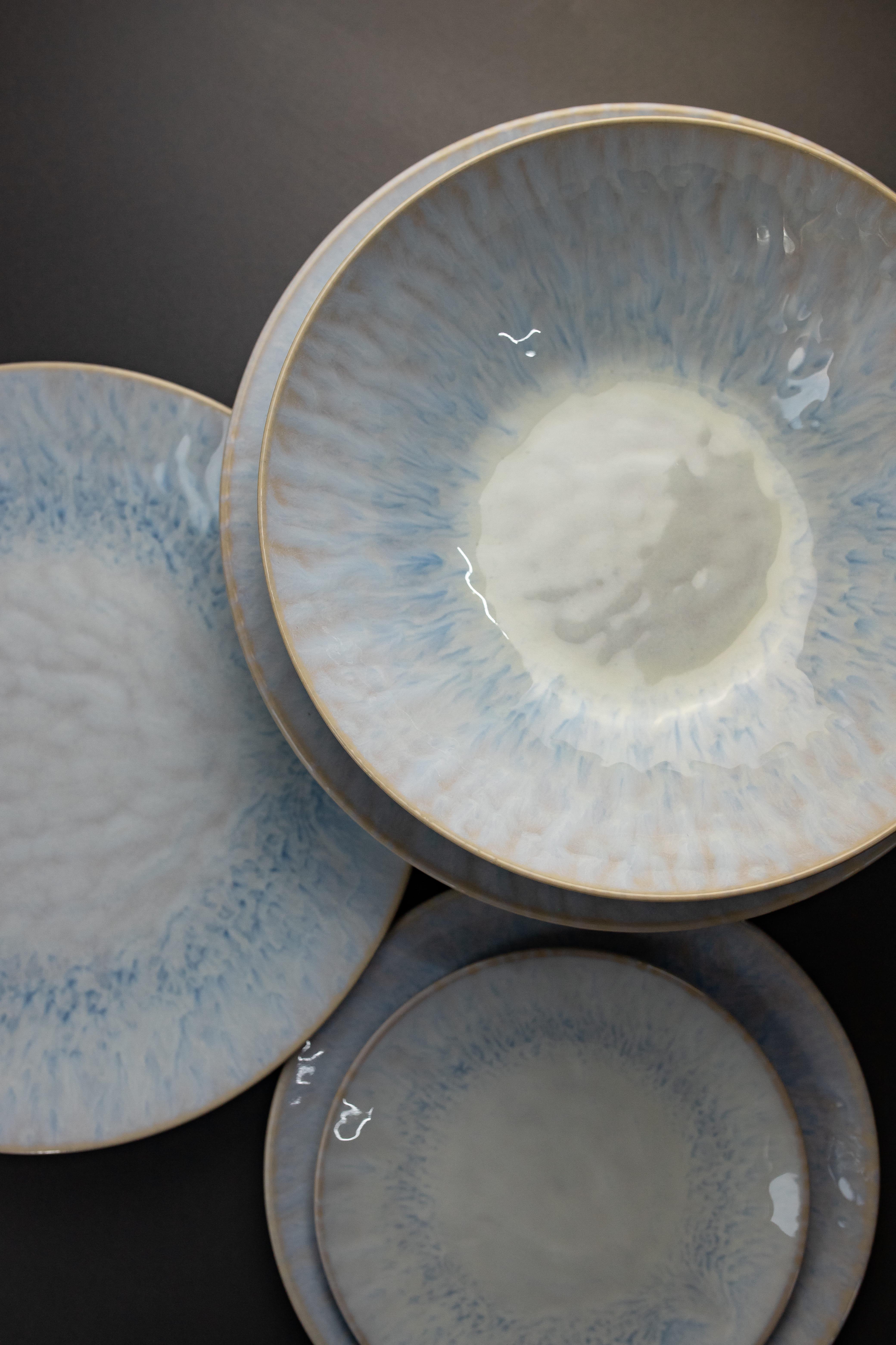 Тарілка плоска Mesa Lily White Ice 17 см (FF0810462394) - фото 2 Тарілка плоска Mesa Lily White Ice 17 см (FF0810462394) - фото 2